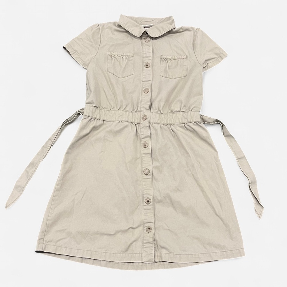 Cat & Jack Girls button up dress with belt
